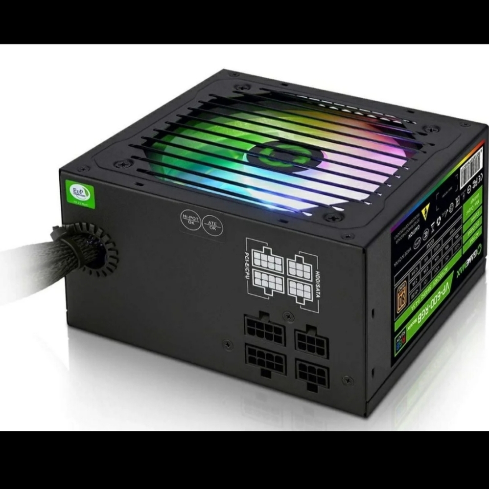 Power Supply 600W Semi Modular 80+ Bronze, GAMEMAX VP-600-RGB